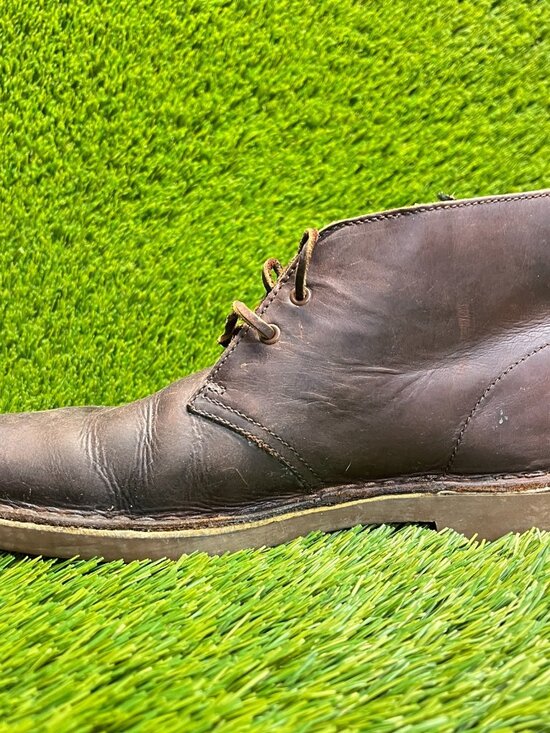 Clarks Bushacre 2 Mens Size 9 Brown Classic Outdoor Leather Ankle Chukka Boots
